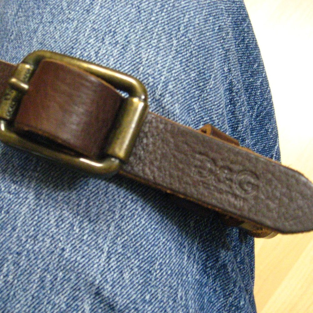 Dolce & Gabbanna Brown Leather Wrap Around Belt